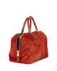 Red leather bag "two in one"