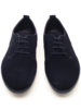 Dark blue suede shoes for men